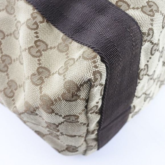 Gucci Gg Canvas Beige Canvas Tote Bag (Pre-Owned) - Picture 4 of 11